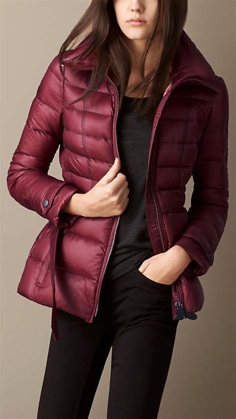 womens burberry puffer jacket|burberry quilted jackets for women.